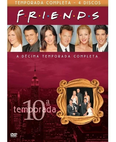 Dvd Friends 10ª Temporada Completa 4 Discos Original Lacrado