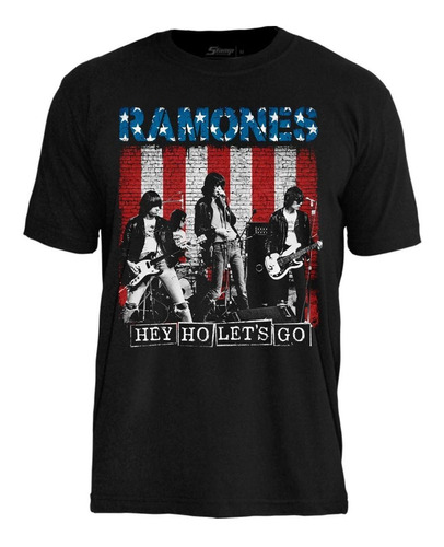 Camiseta Ramones Hey Ho Let's Go