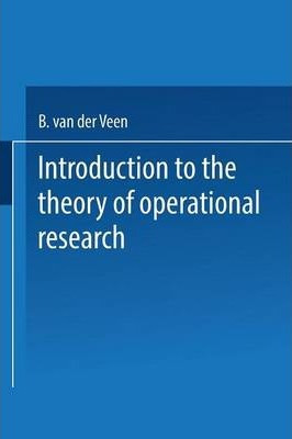 Libro Introduction To The Theory Of Operational Research ...