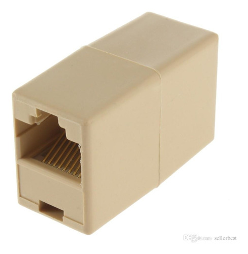 Adaptador Union Rj45 Hembra Hembra