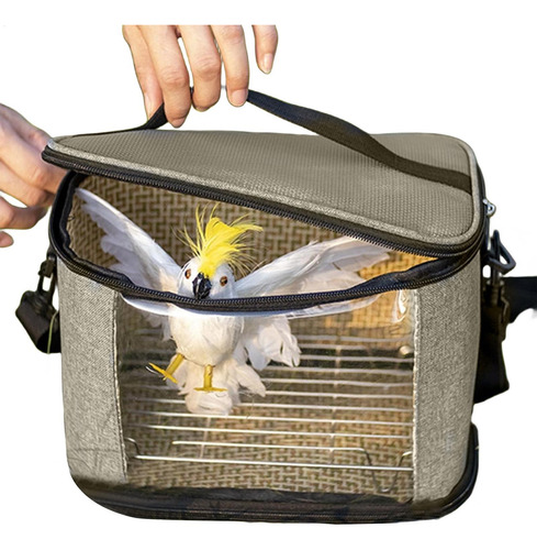 Jaula De Viaje Para Animales Ños Bolsa De Transporte Transpi