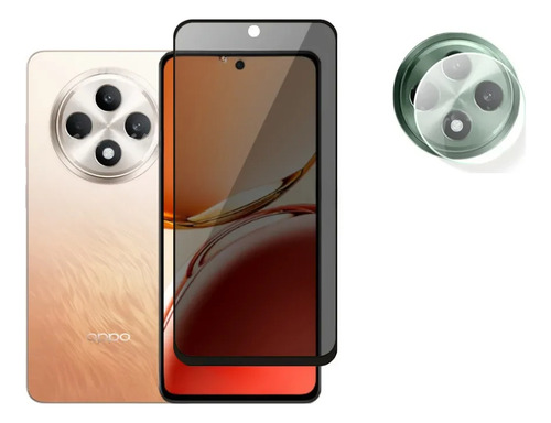 Reno 12 F 5g Protector Privacidad Para Pantalla + Camara