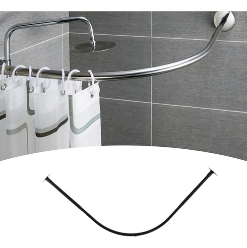 Cortina De Ducha Curva Varilla Expandible De Hardware
