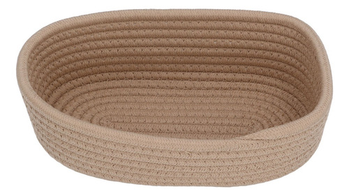 Cesta Organizadora Weaving Rope Para Aperitivos Tejidos En C