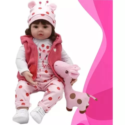 Boneca Bebê Reborn Girafinha  Brinquedo para Bebês Usado 91764569