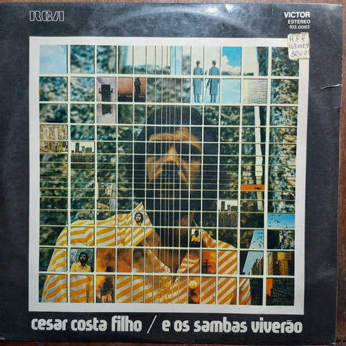 Imagem 1 de 6 de Vinil Lp Cesar Costa Filho E Os Sambas Viverão