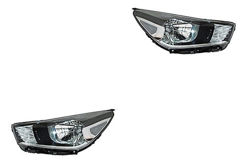 2- Faros Para Kia Rio 2018/2020 Tyc