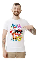 Comprar Playera Navideña Walt Disney Personajes Ho Ho Ho Fiesta. B\u002Fn