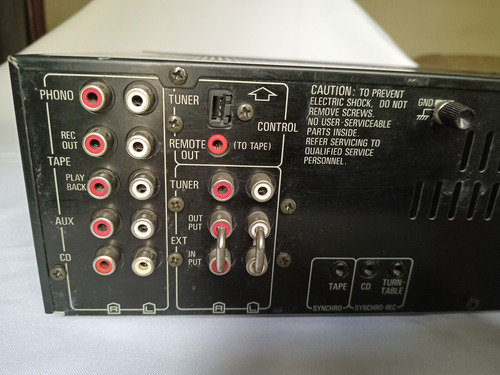 Amplificador Integrado Technics Su-x911 Impecable 220v Japón Negro 40 W