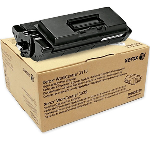 Toner Xerox 106r02310 Negro Workcentre 3315 3325 5000paginas