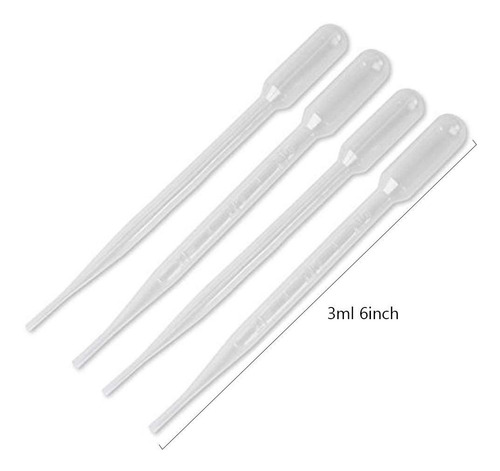 Pipetas Plastico Graduada 300pcs 3ml Pipetas Transferencia