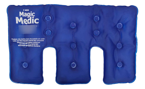 Bolsa Térmica Magic Medic Aquece Sozinha Compressa Quente Fn Cor Azul