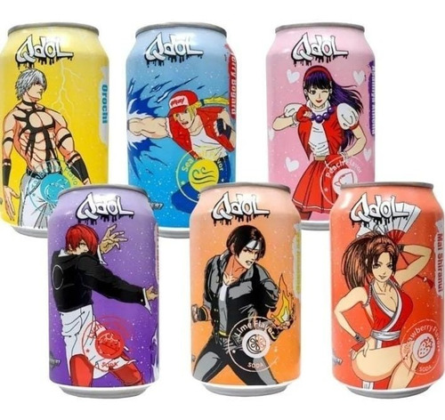 The King Of Fighters - Gaseosas Sabores Surtidos X 6 Uni.