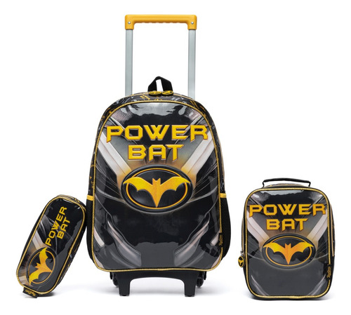 Kit Mochila Infantil Rodinhas Escolar Spider Hero Aranha