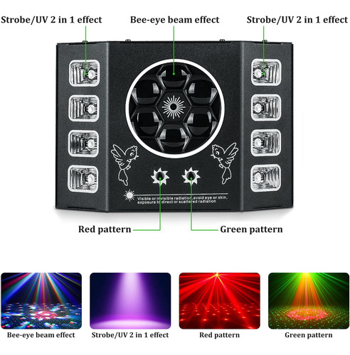 Luces Uv Dj 100 W Bee Eye Stabe Light Disco Light With