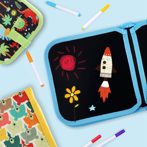 Set De Libros Borrables Con Forma De Doodle, Libro De Dibujo