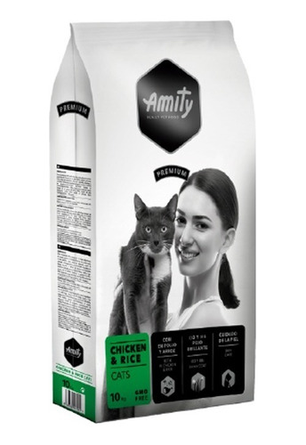 Amity Chicken & Rice Cats  Alimento Premium Para Gatos