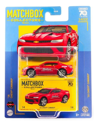 Matchbox Collectors 1:64 2024 Carro Mattel '16 Chevy Camaro