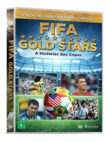 Fifa Gold Stars - A História Das Copas - Dvd Duplo