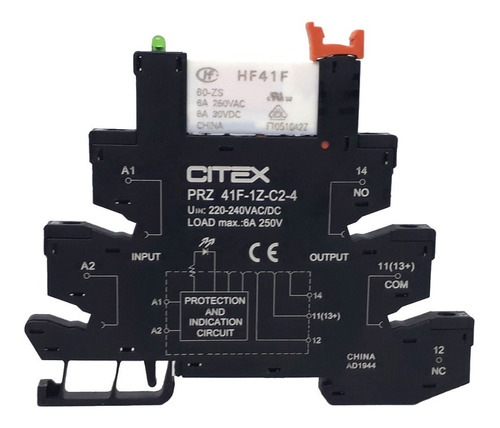 Prz 41f-1z-c2-3 110v Mini Módulo Acoplador Interface Rele