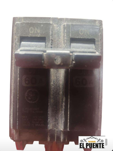 Breaker 2*60 Amp General Electric