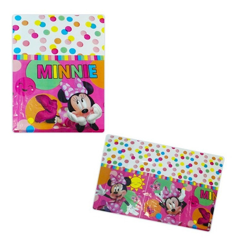 Mantel Plástico Decoración Rectangular Motivo Minnie Mouse