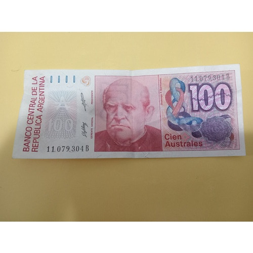 Billete De 100 Australesimpecable Estado Serie B