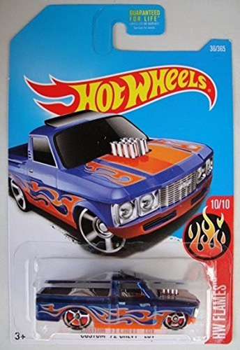 Hot Wheels 2017 hw Llamas Custom '72 chevy Luv 36/365, Azul