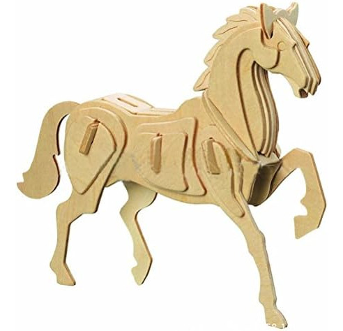 Modelo De Construcción De Caballos De Bricolaje 3d Ensamble