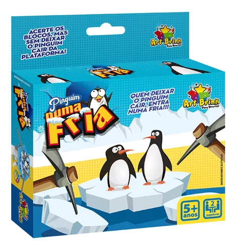 Jogo Pinguim Numa Fria Quebra Gelo Brinquedo Criança Present - Art Brink