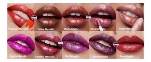 Labial Duo Tattoo Esika. Intense 24 Hrs Colorfix Acabado VINO IMPARABLE Color Rosa romance