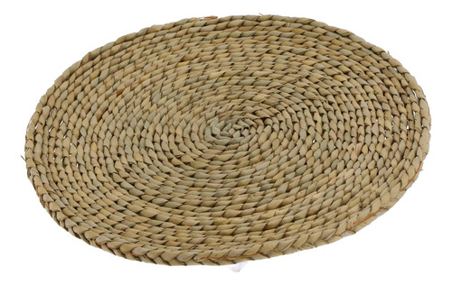 Cojín Redondo De Paja Para Puf, Tatami