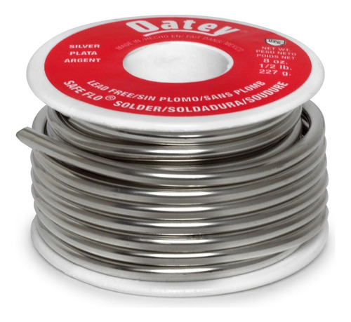 Oatey 29024   Safe Flo 0.117-inch Ga. Bulk  Plata  1/2 Lb