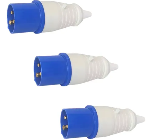 comprar Kit 3 Plug Industrial 2p+t 32a 6h 220u002F240v 50u002F60hz