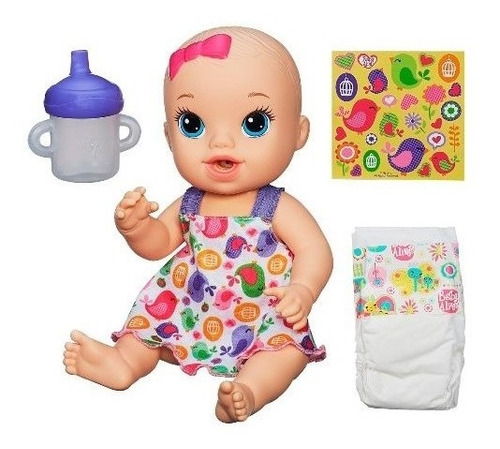 Boneca Baby Alive Hora Do Xixi Loira Passaros Hasbro 110649