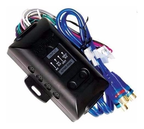 Imagen 2 de 9 de Adaptador Impedancia Audiopipe 4 Canales Apnr-rm4 Remoto N-i