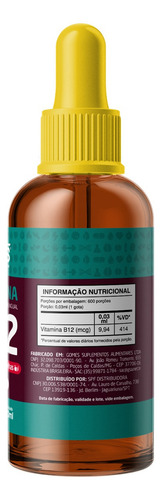Kit Vitamina D3 K2 20ml + Vitamina B12 20ml Sublingual Uvits Sabor Frutas Vermelhas