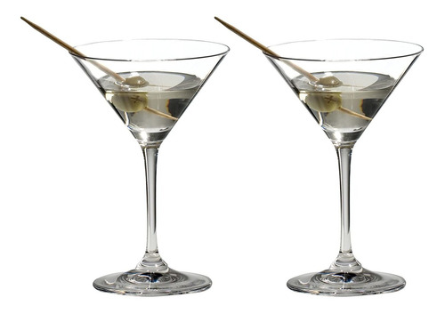 2 Vaso Martini Transparente