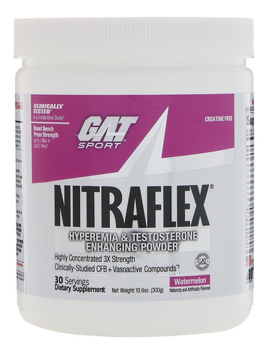 Pre Entreno Gat Nitraflex (30 Servicios) Varios Sabores