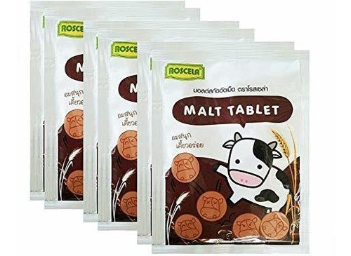 Tabletas De Malta Sabor Chocolate, 20g X 6.