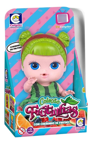 Boneca Frutinha Melancia Com Aroma - Cotiplás