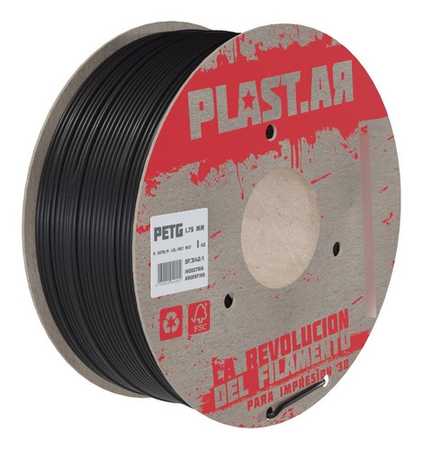 1 Kg Filamento Pla Plastar, 1.75mm, Impresora 3d, Argentino