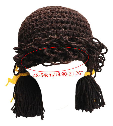 Gorro Tejido A Ganchillo Para Bebés Y Bebés, Trenzado B