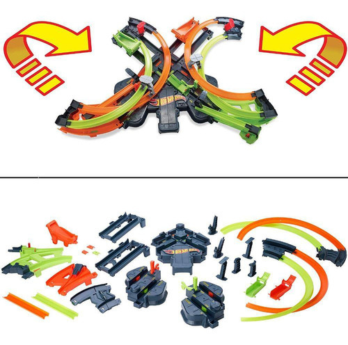 Hot Wheels Pista Gigante De Batidas Colossal + 2 Carrinhos