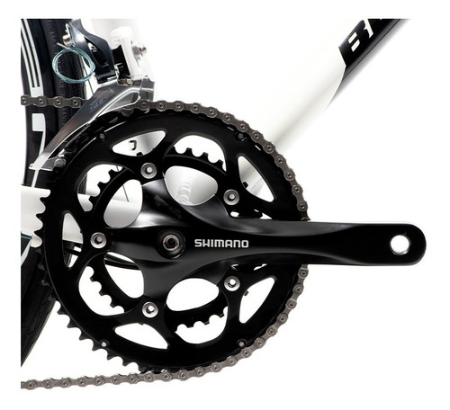 Imagen 5 de 10 de Bicicleta Belfort Copan Sora R700 T50 Blanco Negro 2022