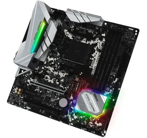 Placa Mãe Asrock B450m Steel Legend Amd Am4 Ddr4 | MercadoLivre