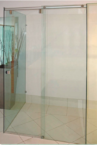 Cancel Para Baño 10mm 2.00mts Redon Cromo Bruken Des 3930b Armazón Transparente Panel Transparente