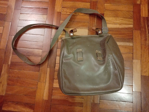 Imagen 1 de 6 de Antigua Bolsa De Pan Accesorio Militar Ejército Suizo Morral