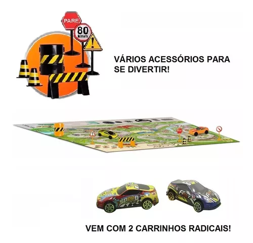 Tapete Interativo Infantil - Pista de Corrida