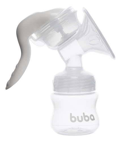 Kit Bomba Tira Leite Manual + 06 Potes De Armazenamento Buba